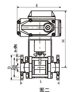 电动高真空球阀(活套法兰连接)
