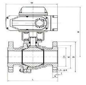 电动法兰球阀（标准型）
