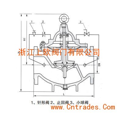 300X缓闭式止回阀结构图