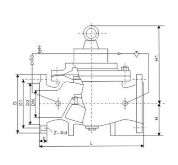 300X缓闭式止回阀结构图