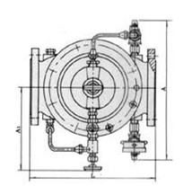 300X缓闭式止回阀结构图