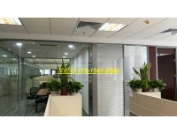 广州钢化玻璃隔断多少钱一个方 广州双层玻璃铝合金隔断