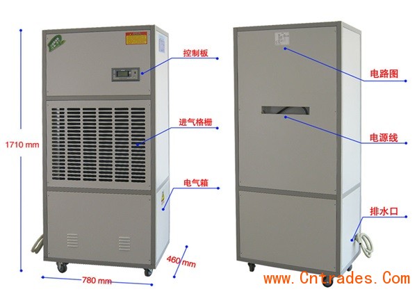 温州食品厂生产、包装车间专用防潮除湿机