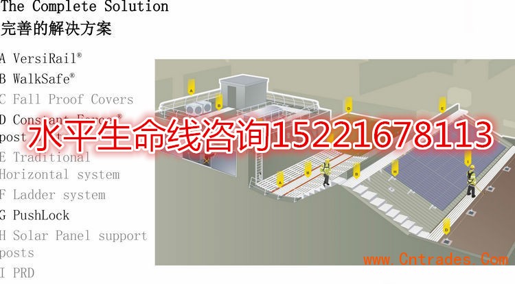 高空安全装车区域防坠落水平生命线行车道屋面水平生命线专业技术指导安全培训