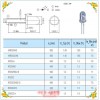 台湾亿光原装正品940NM红外线发射管插件式发射器5MM红外发射探头IR333-A